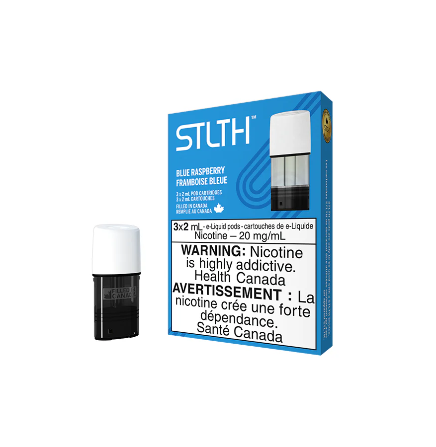 STLTH Pods - Blue Raspberry (Canada) >> VapeVine.ca
