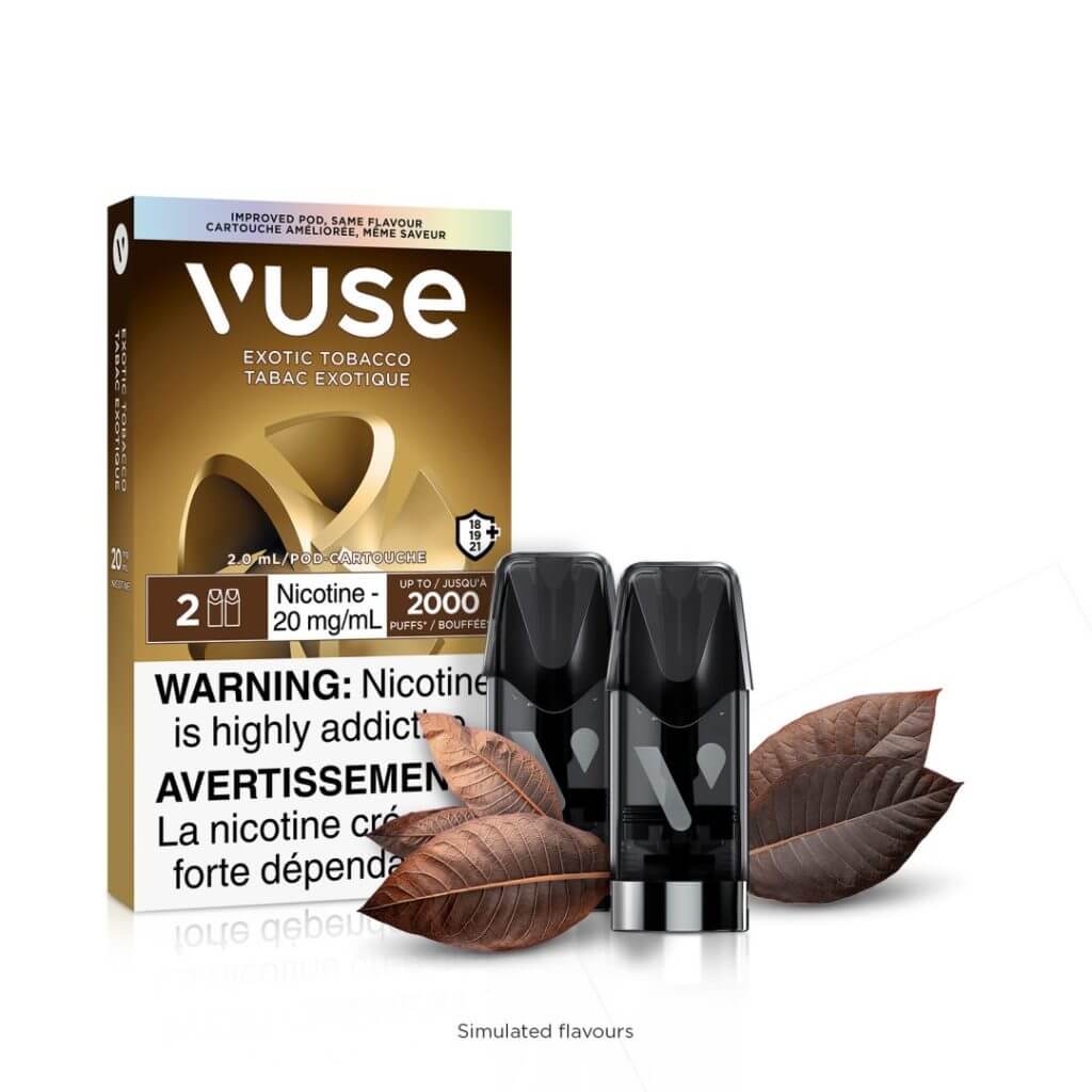 VUSE Exotic Tobacco Pods - 20mg (Canada) >> VapeVine.ca