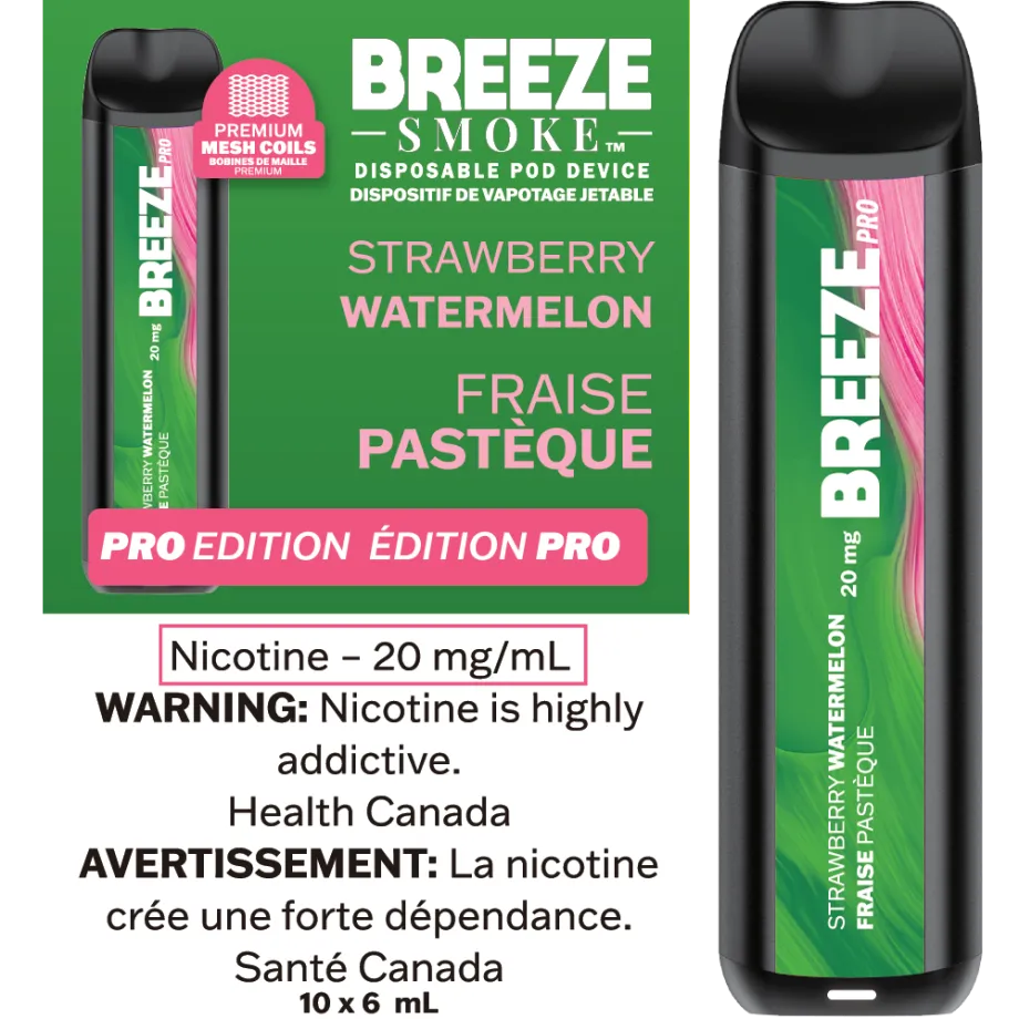 BREEZE Pro Edition - Disposable Vapes (Canada) >> VapeVine.ca