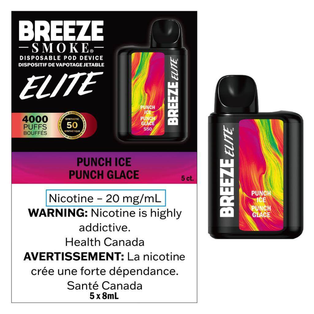 elf bar vape uk Breeze Pro Disposable Vape - Strawberry Peach Mint - 2000 Puffs - Zero main image 1