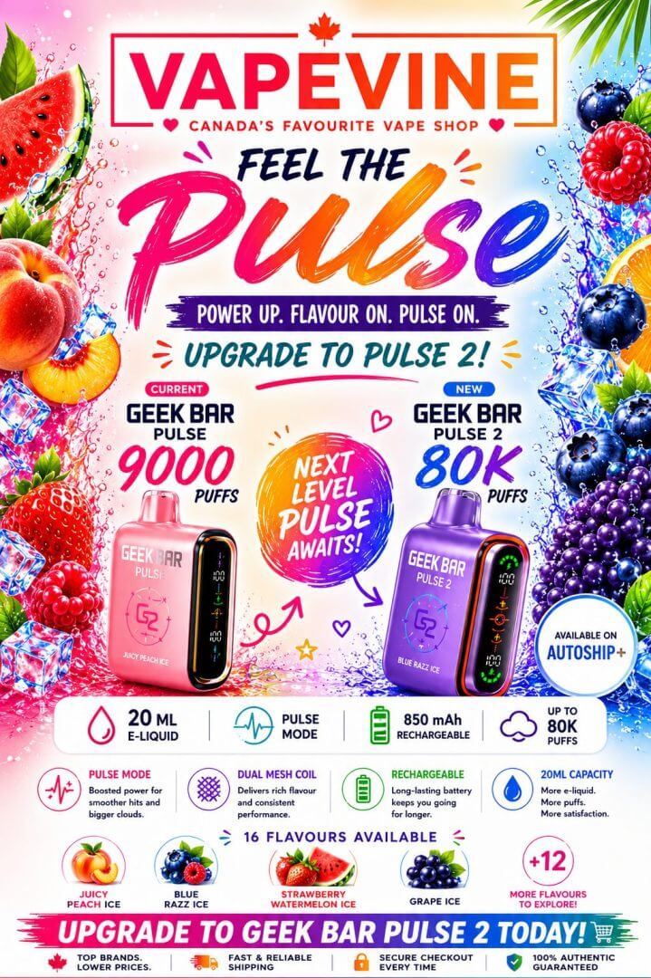 Geek Bar PULSE 2 comparison