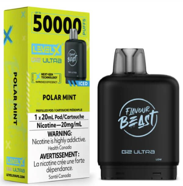 Level X G2 Ultra Pods - 50,000 Puffs (Canada) >> VapeVine.ca