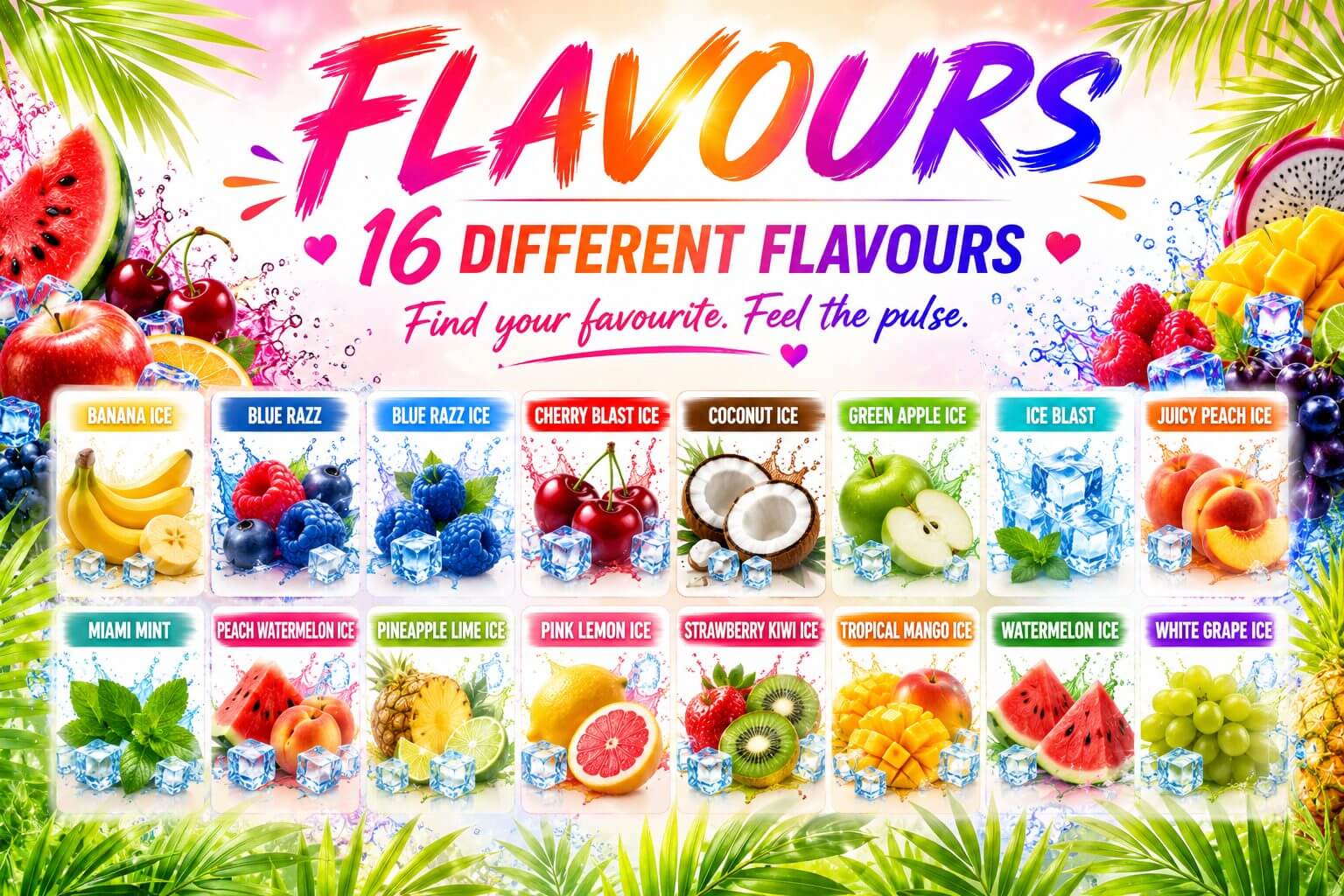 Geek Bar PULSE 2 Flavours Canada